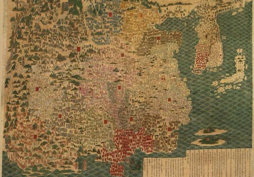 明《舆地图》朝鲜摹绘版~5亿像素