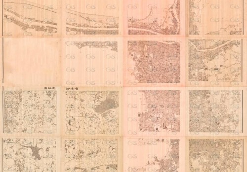 1913年佛山镇街道图(附省佛附近地图)