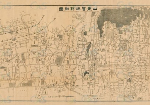 1928年山东省城垣详细图