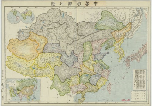 1911年清国现势地图