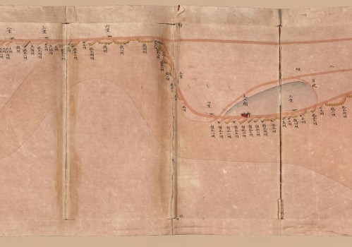 1854年兰仪睢三厅黄河河工图