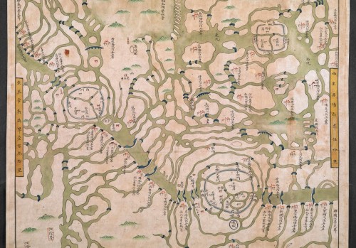 常州营绘呈卑营汛境驻兵数目地界全图