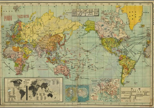 1924年世界平方图
