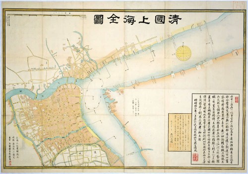 1873年清国上海全图
