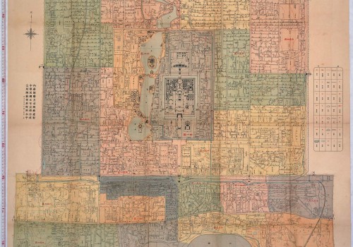 1916年京都市内外城地图