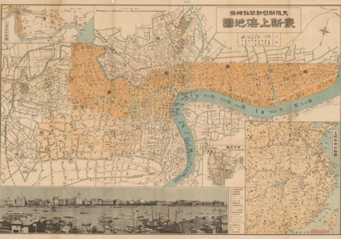 1932年最新上海地图