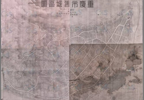 1941年重庆市旧城区图