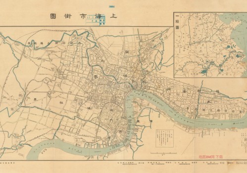 1932年上海市街图