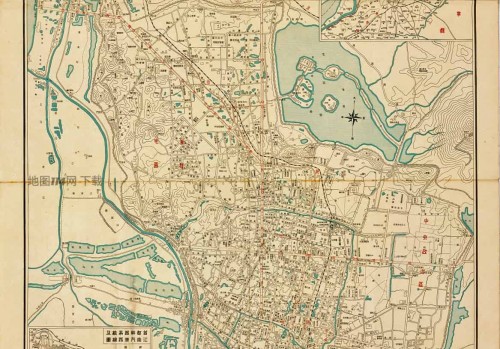 1936年最近实测新南京市详图