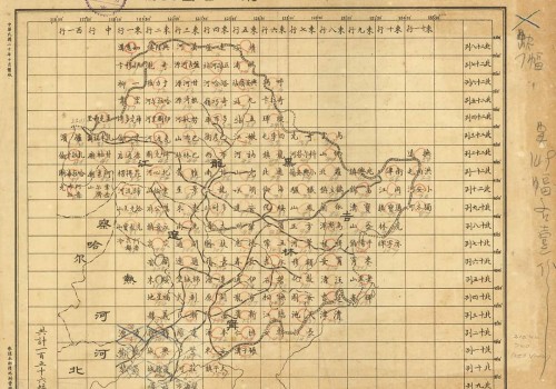 1932年东北老地形图(148幅)