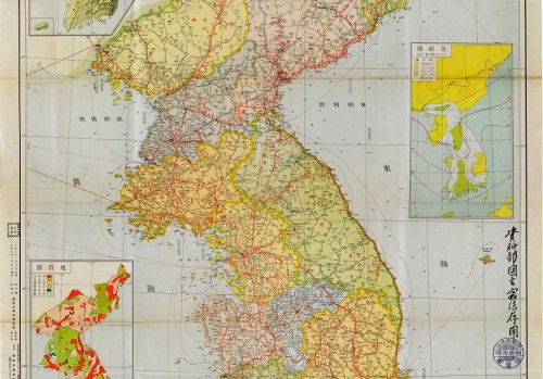 1949年朝鲜细密大地图