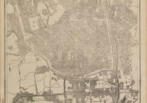 1914年云南省城街道全图