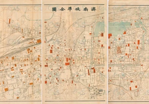 1933年济南市城埠全图拼图
