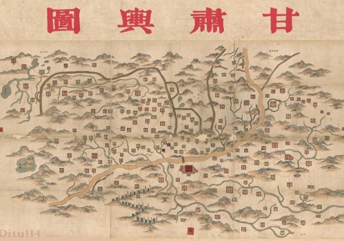 1855年甘肃舆图超清74MB