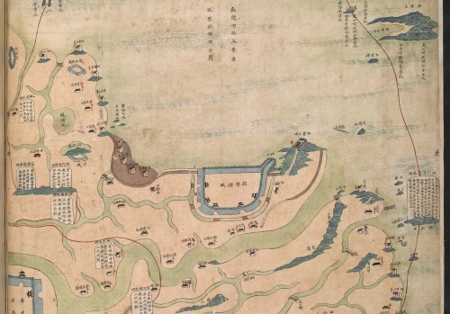 1841年镇海水师营汛图