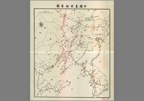 1930年中国东北部要图