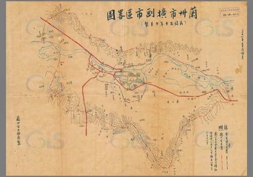 1941年兰州市扩划市区略图(43M)