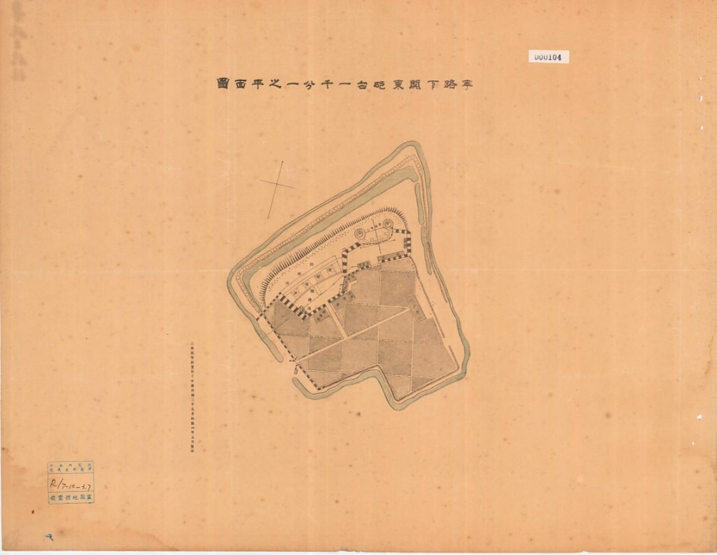 1914年宁路下关东炮台一千分一之平面图.jpg